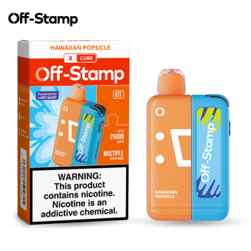 OFF-STAMP X-CUBE 25000 PUFFS DISPOSABLE VAPE KIT 5CT/DISPLAY